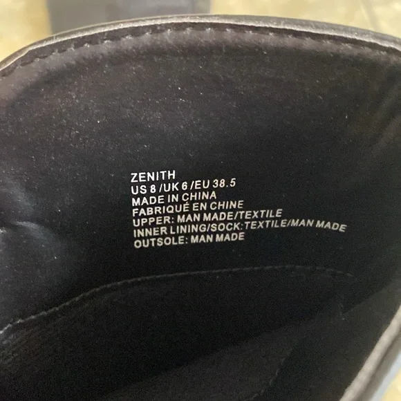 JustFab Black Riding Boots - Picture 4 of 9